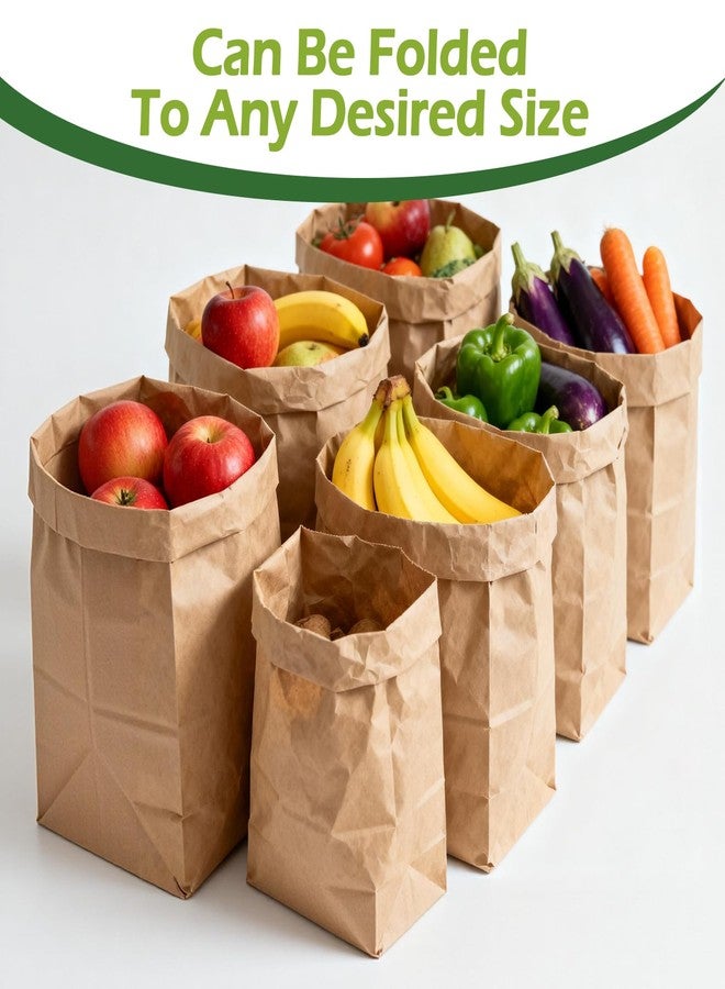 WAWINY 58Lbs Brown Paper Bags, 100 Pack 14x10.5x6.5 inch Kraft Paper Gift Bags for Parties, Wedding Favors, Gift Packaging, etc. - Image 4